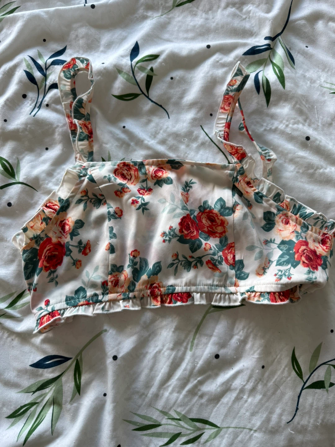 Forever 21 Floral Crop Top