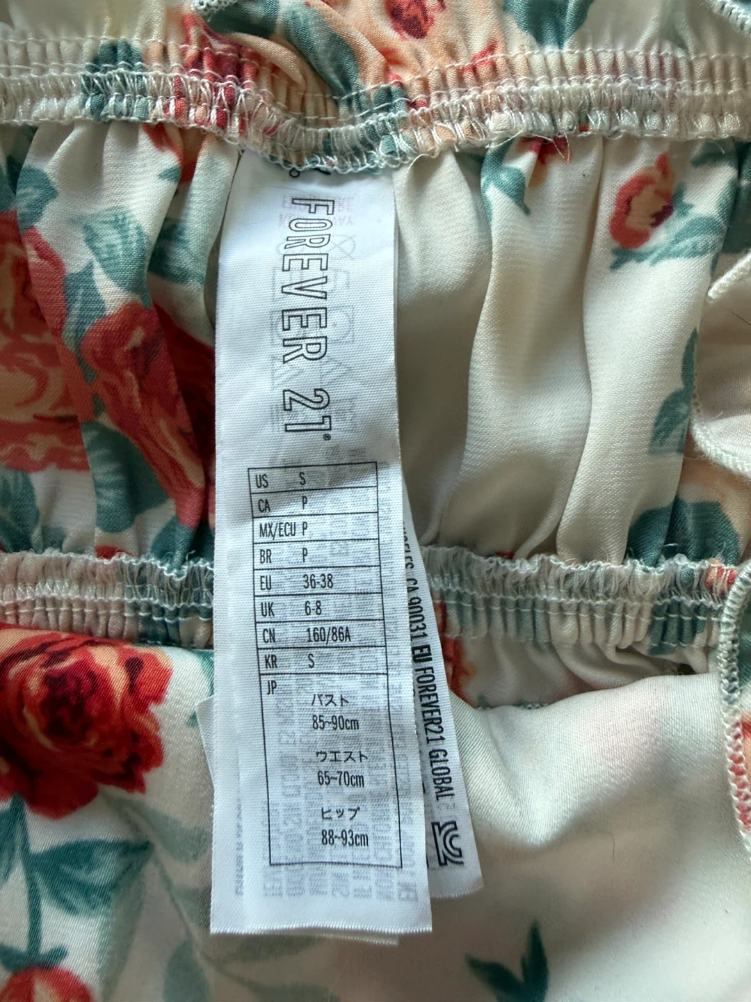 Forever 21 Floral Crop Top - photo 2