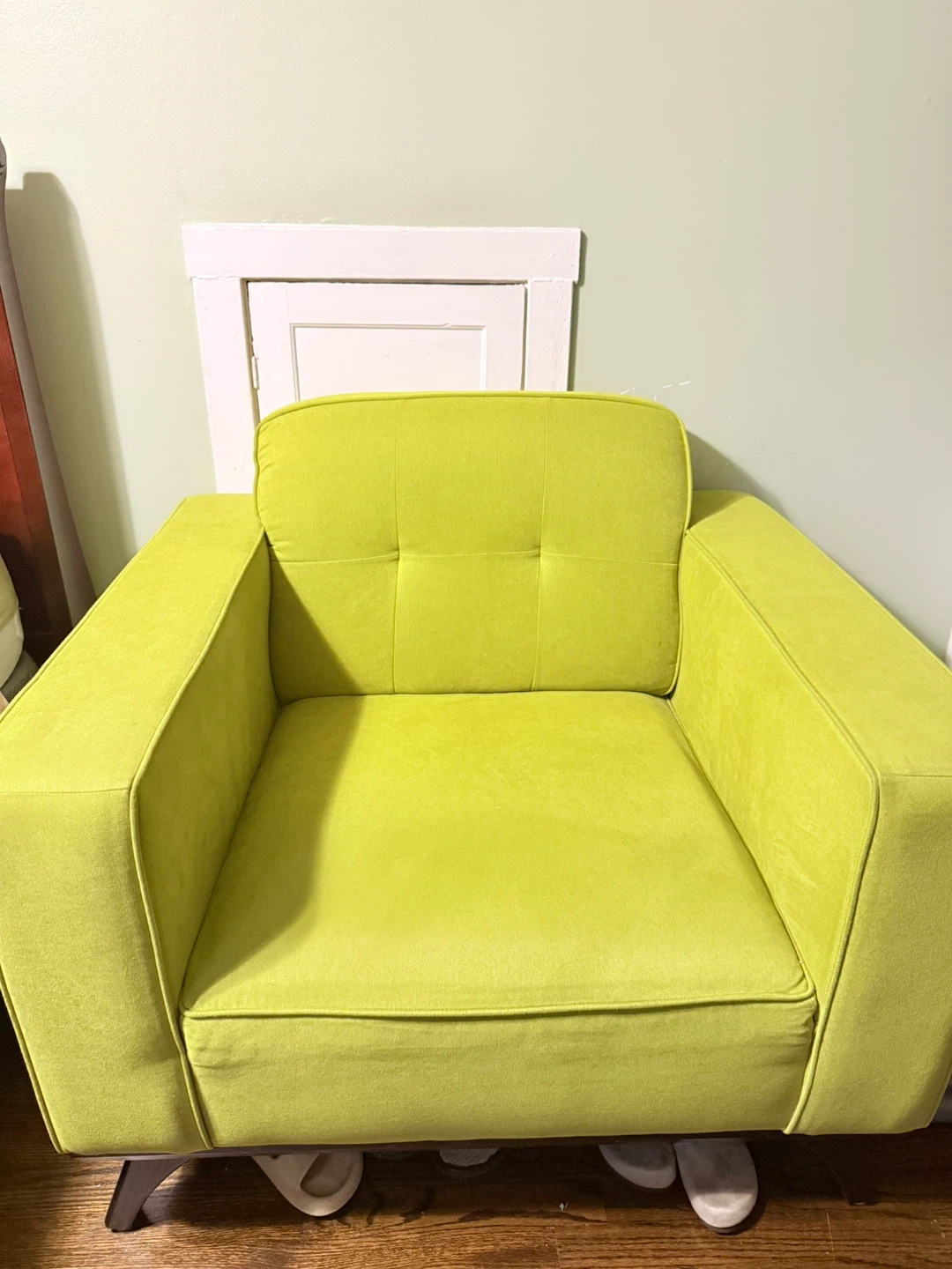 Bright Green Armchair
