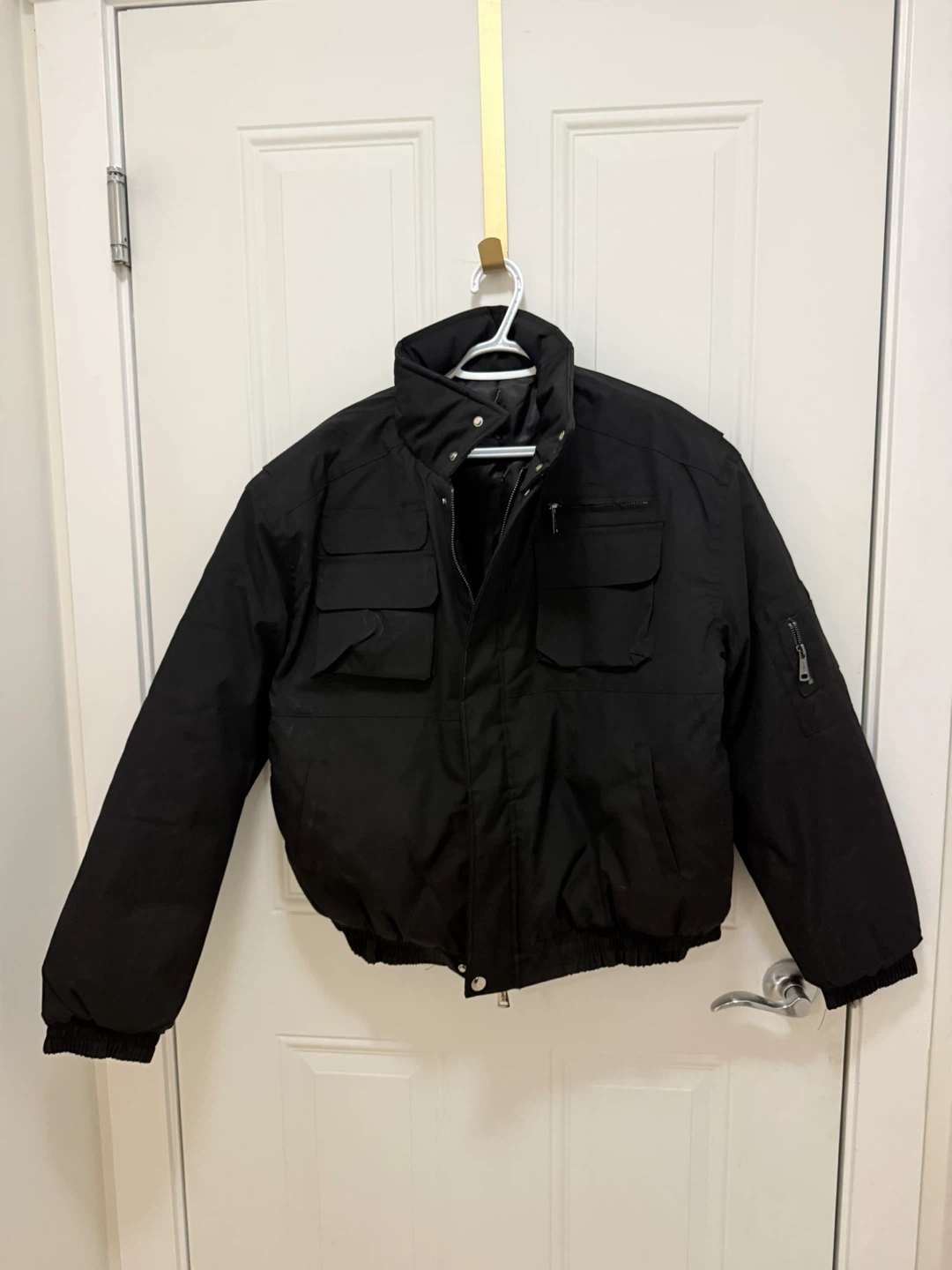 2XL Black Bomber Jacket <New>