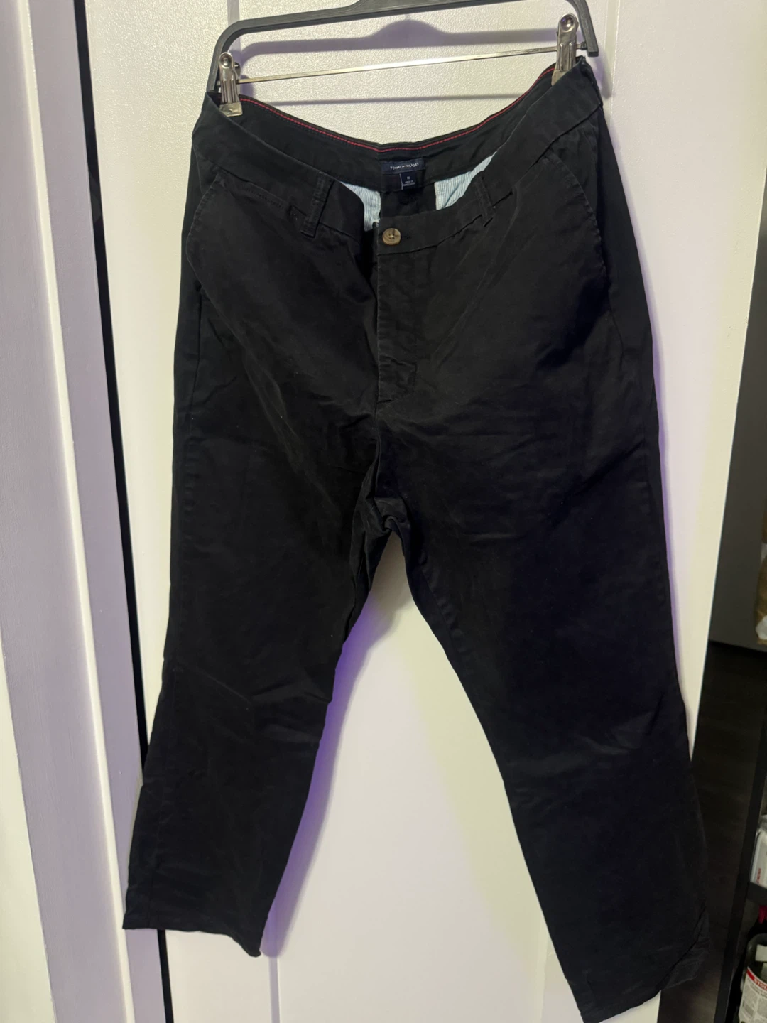 Tommy Hilfiger Black Chino Pants Size 16