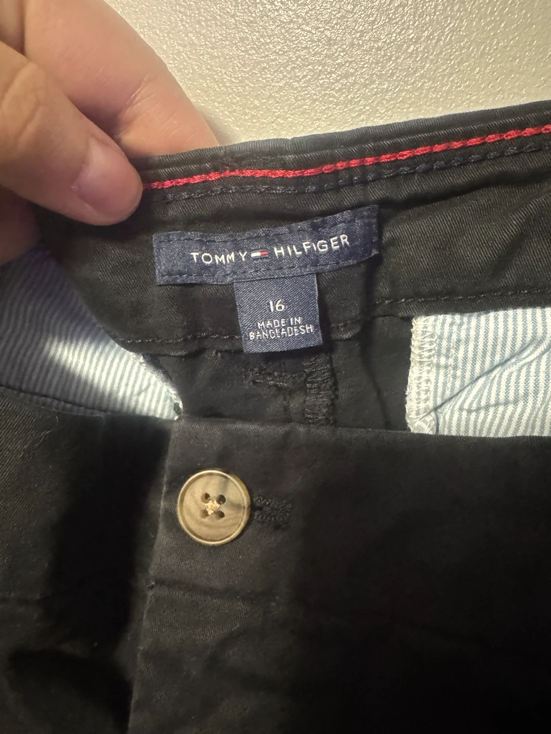 Tommy Hilfiger Black Chino Pants Size 16 - photo 2