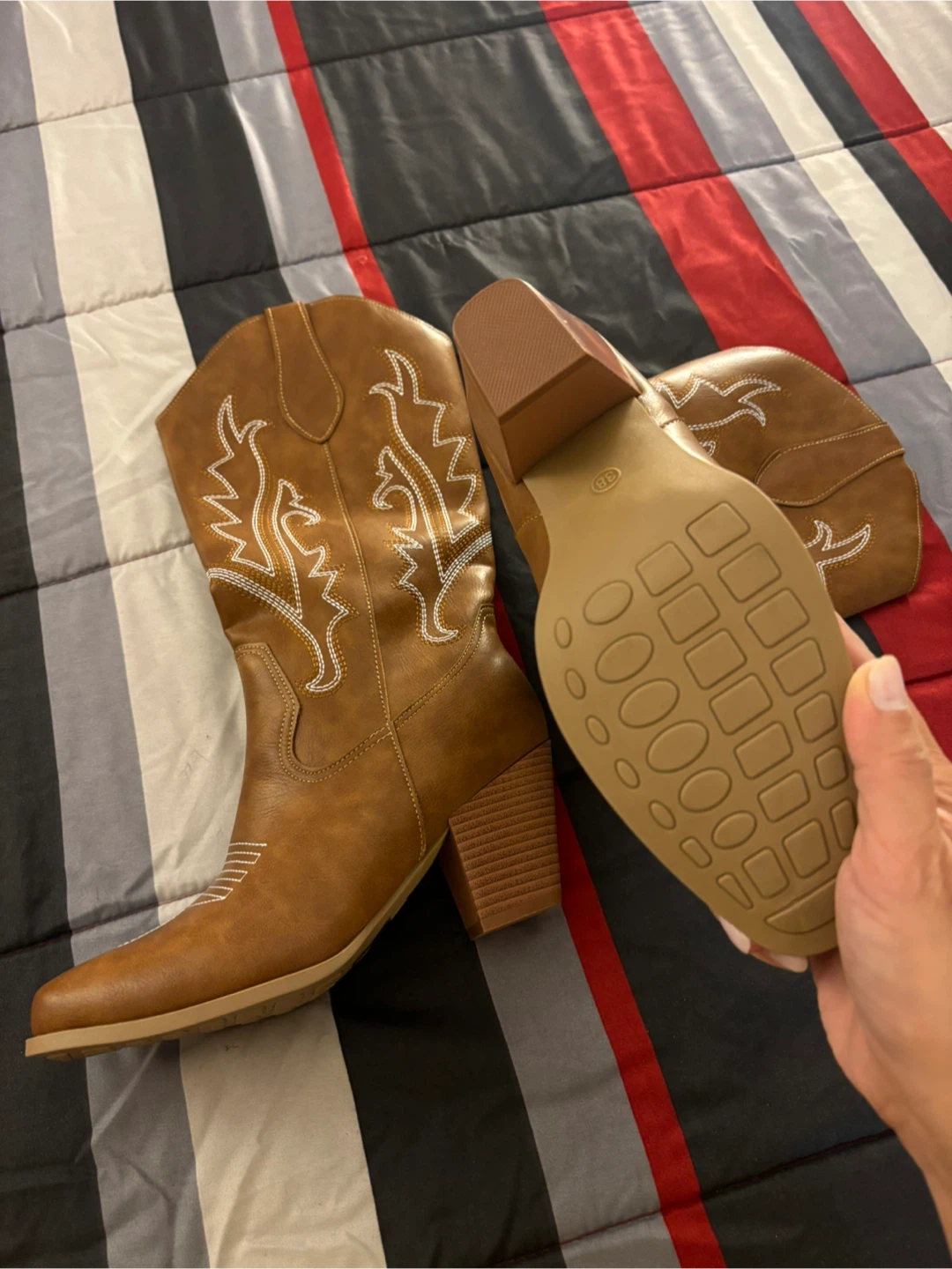 Women's Brown Cowboy Boots - photo 2