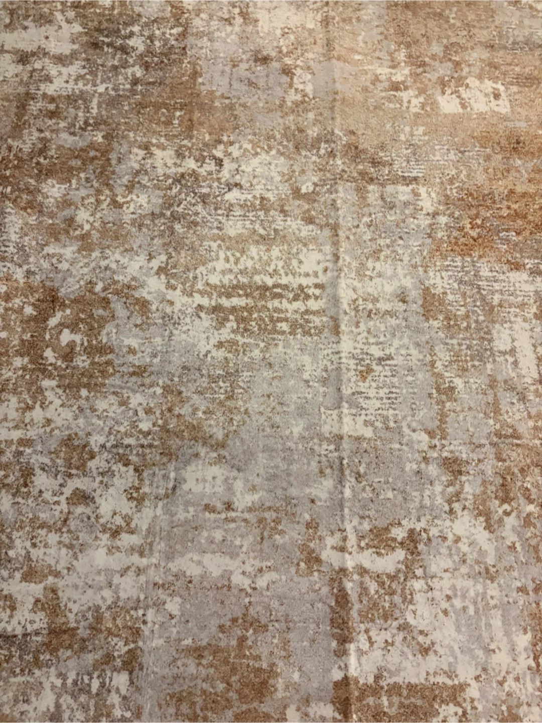 Abstract Brown and Beige Area Rug - photo 2
