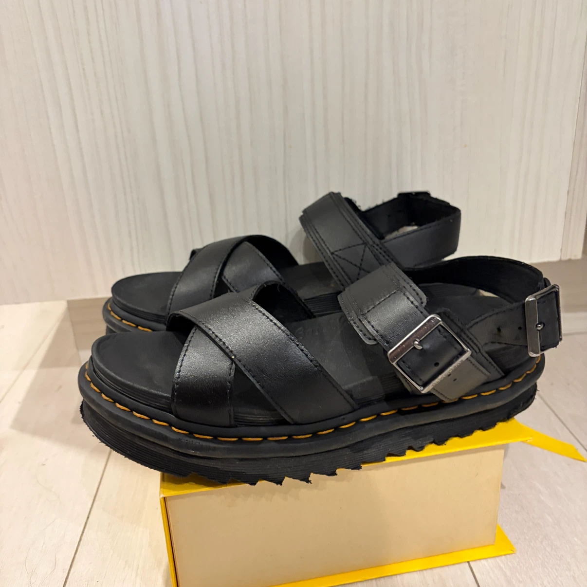 Dr. Martens Black Sandals Size 8