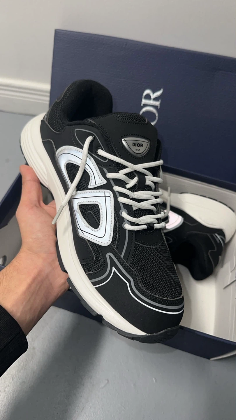 Dior B30 Sneakers Black and White