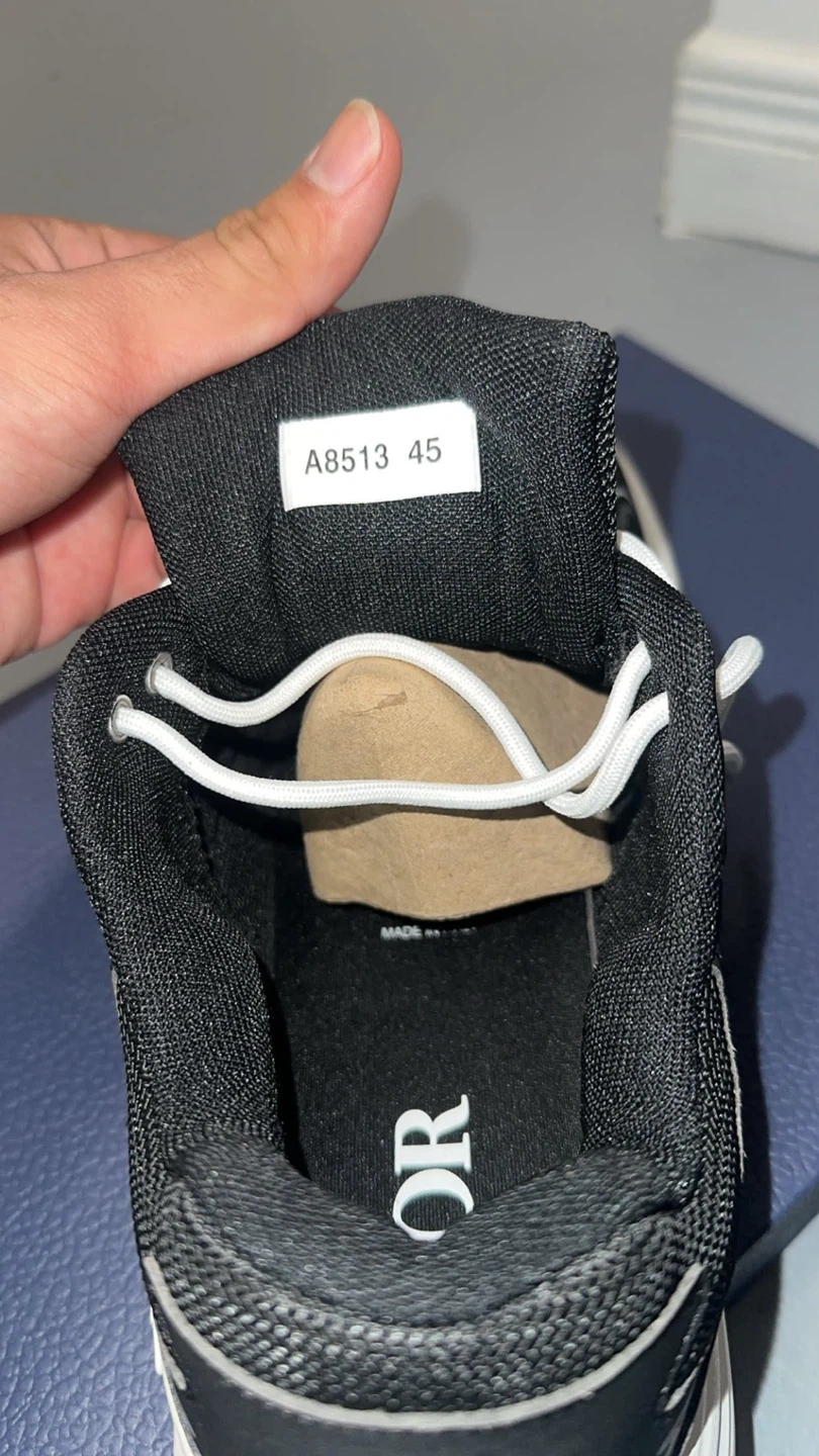 Dior B30 Sneakers Black and White - photo 2