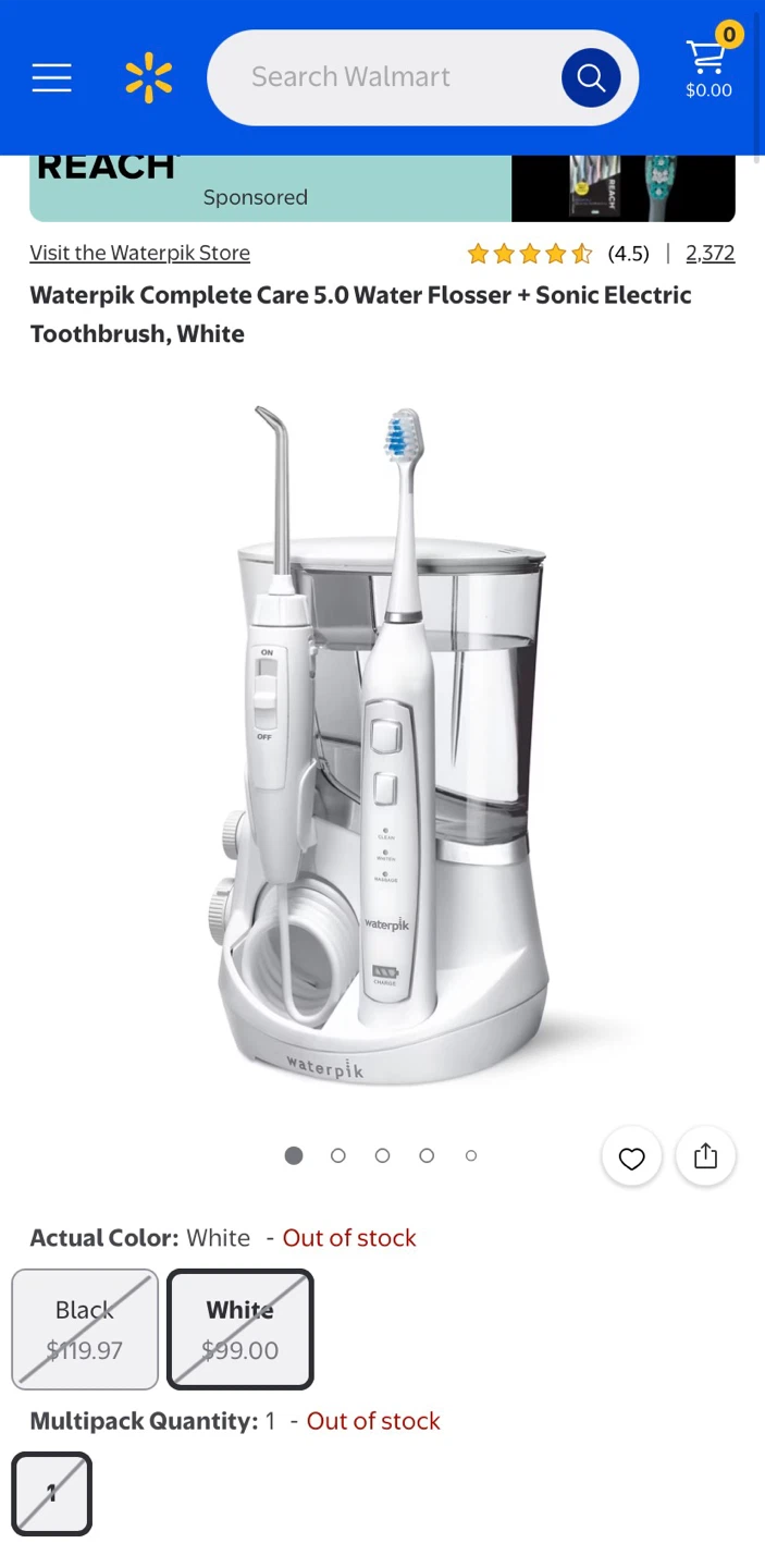 Waterpik Complete Care 5.0 Water Flosser and Toothbrush - photo 4