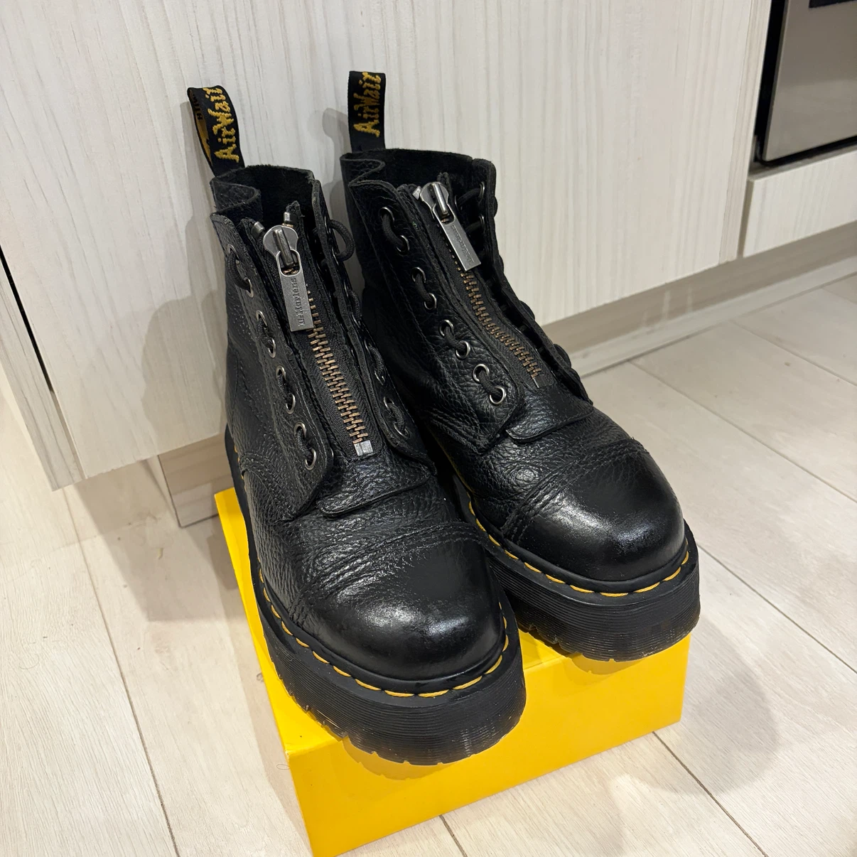 Dr. Martens Sinclair Black Leather Boots
