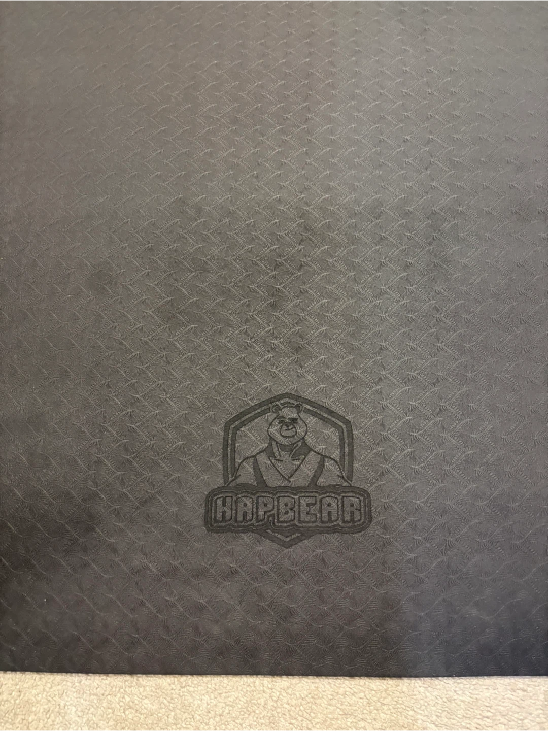 New HAPBEAR Large Exercise Mat + Resistance Bands – 6’ x 3’ - photo 3
