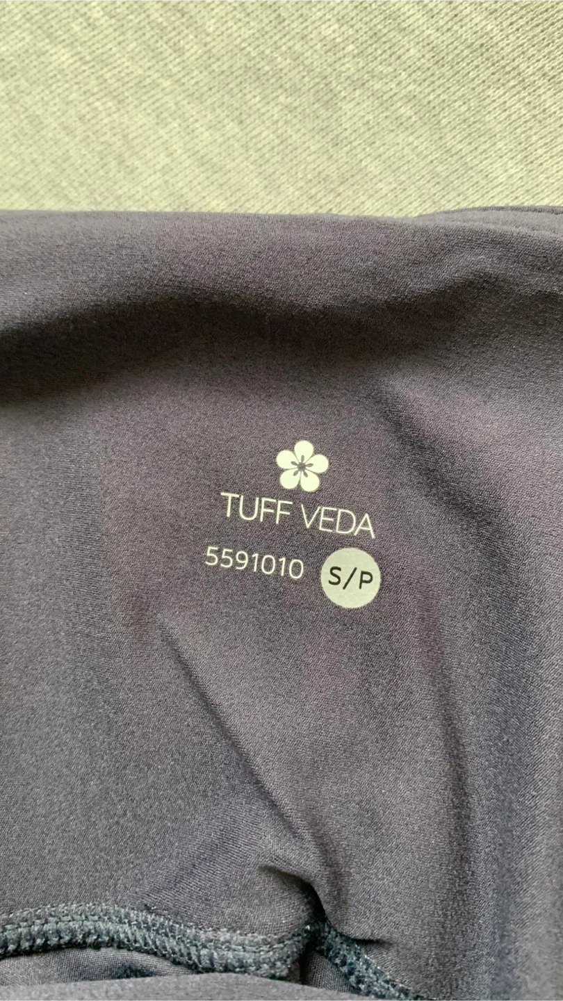 Tuff Veda Charcoal Grey Leggings - Size Small - photo 3