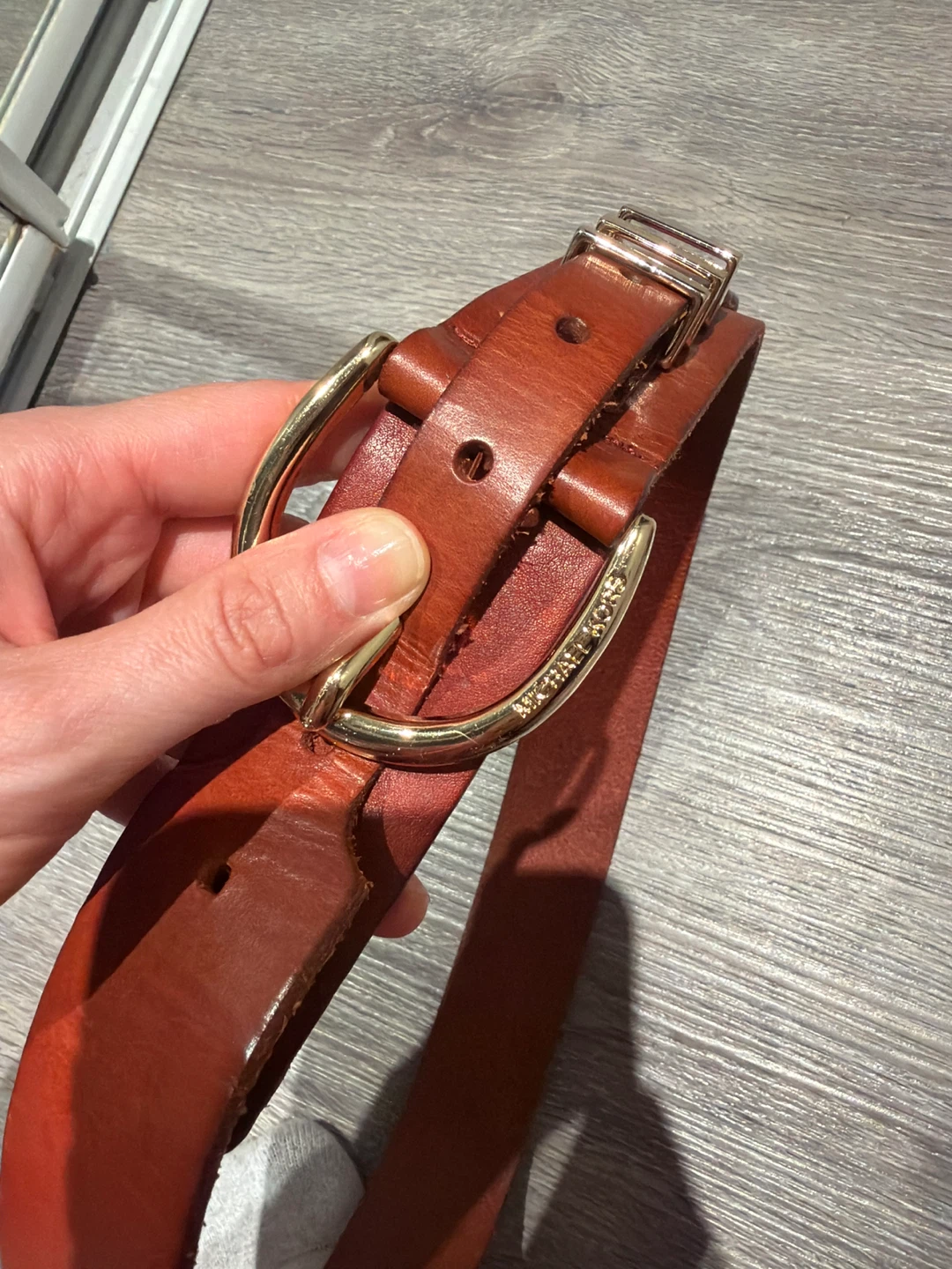 Michael Kors Tan Leather Belt - photo 3