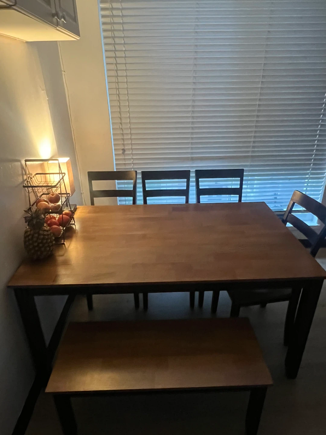6 piece Wooden dining table set from Ashley - photo 3