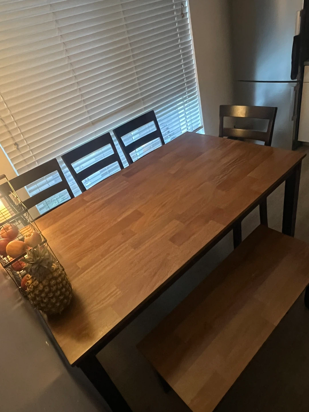 6 piece Wooden dining table set from Ashley - photo 4
