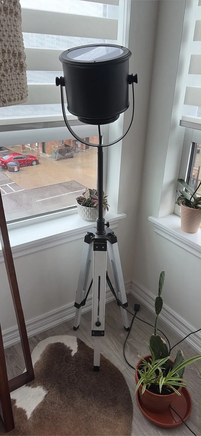 Industrial Tripod Floor Lamp