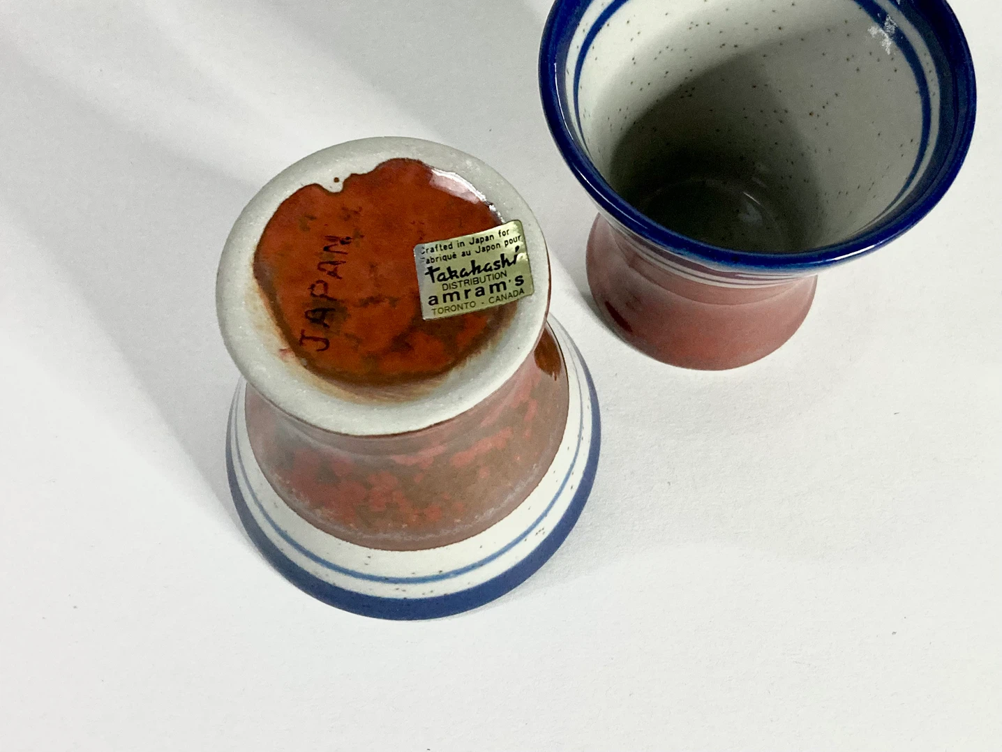 Vintage MCM Japanese Ceramic Cups -pair - photo 3