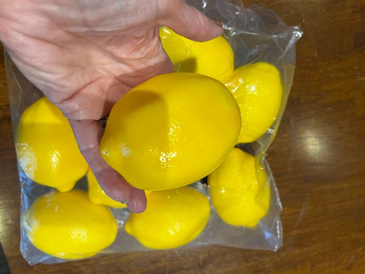 Set of 9 Artificial Lemons. Brand new - photo 2