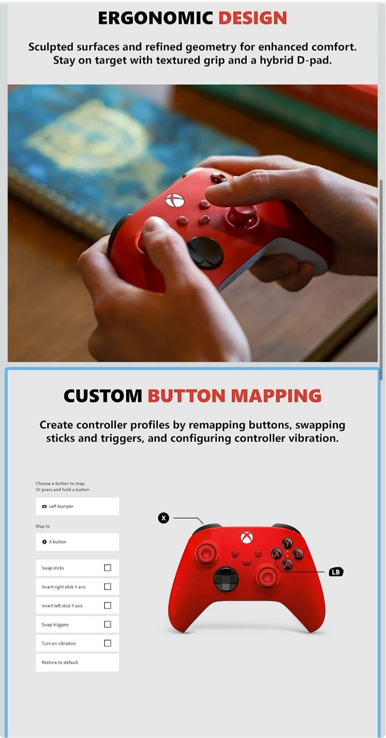 Xbox Wireless Controller - Pulse Red - photo 5