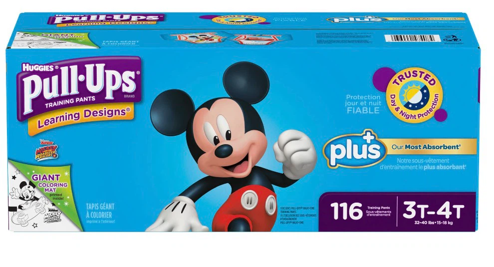 Huggies Pull-Ups Plus Training Pants 3T-4T