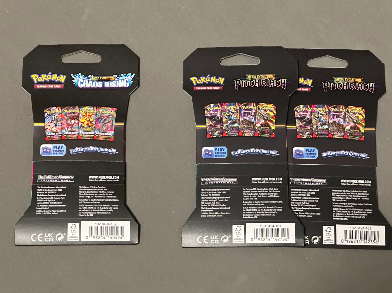 3 Pokemon TCG Mega Evolution Booster Packs - photo 4