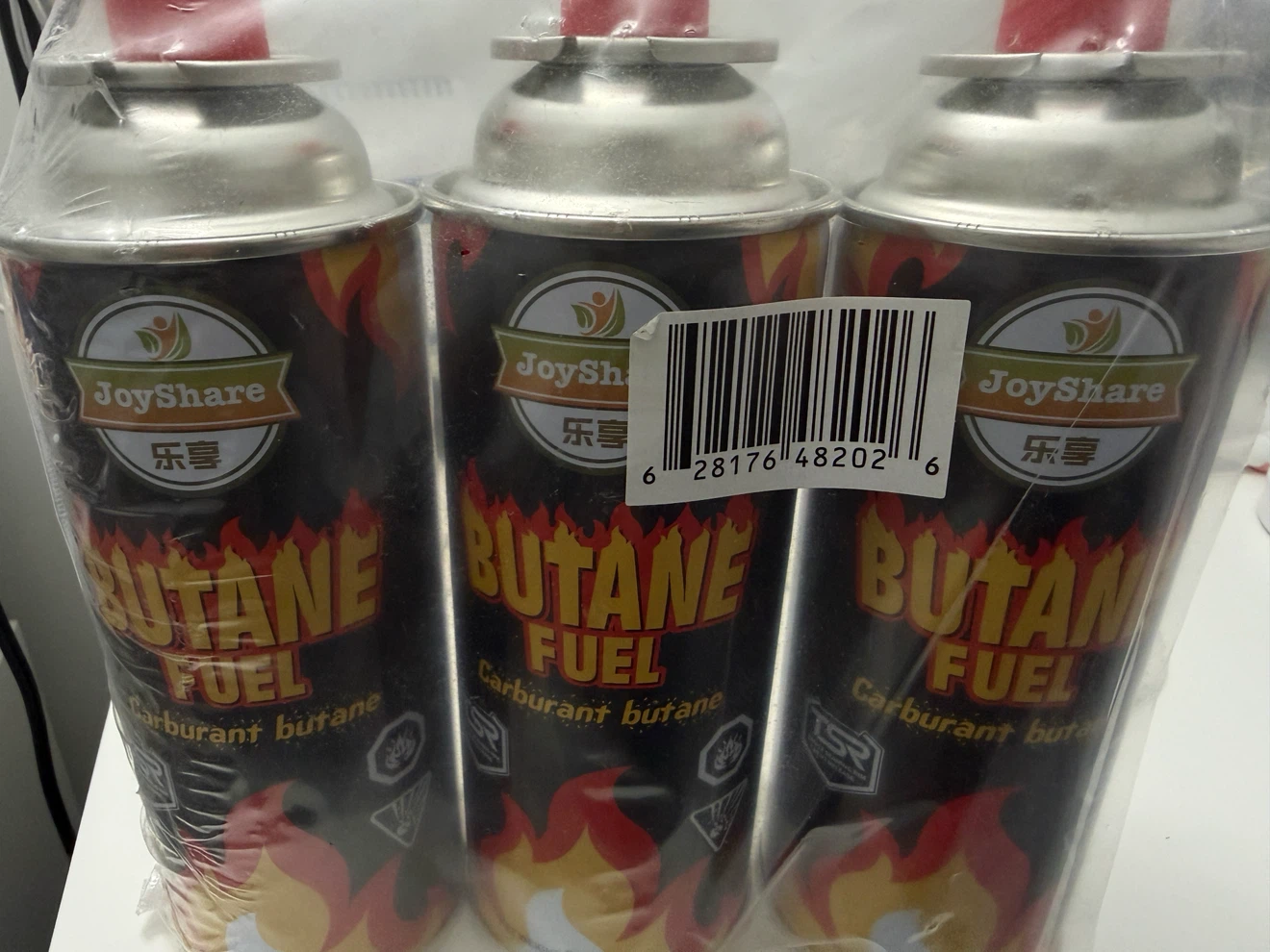 JoyShare Butane Fuel Canisters (3-Pack)