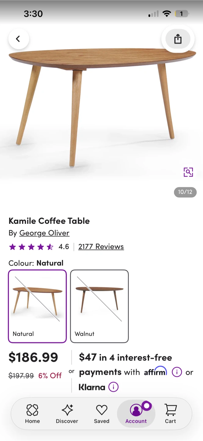 George Oliver Kamile Coffee Table - photo 2