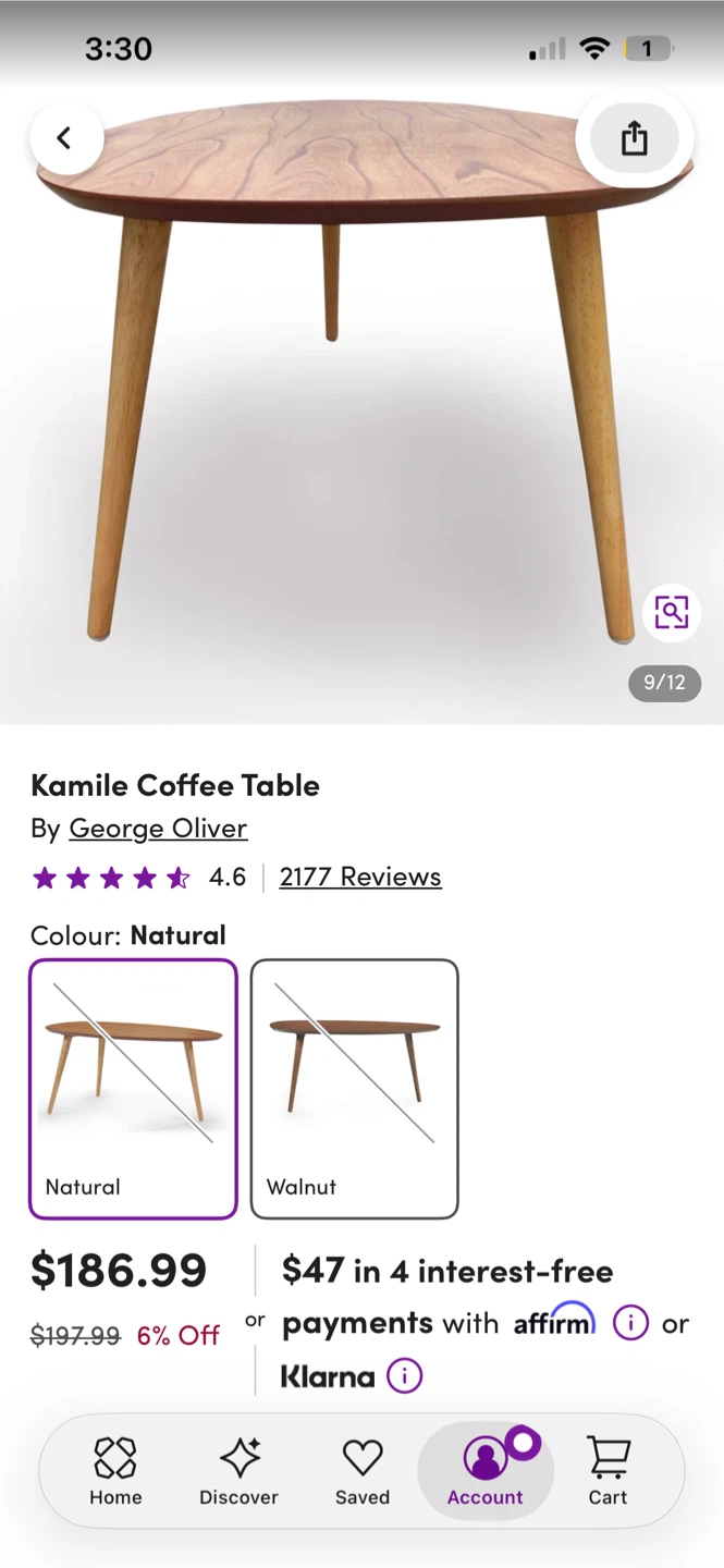 George Oliver Kamile Coffee Table - photo 3