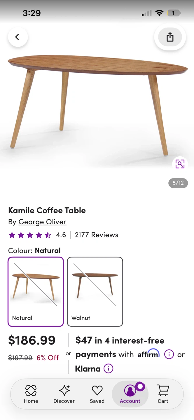 George Oliver Kamile Coffee Table - photo 4
