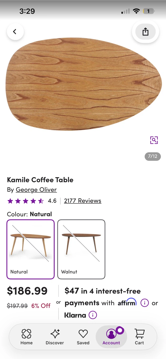 George Oliver Kamile Coffee Table - photo 5