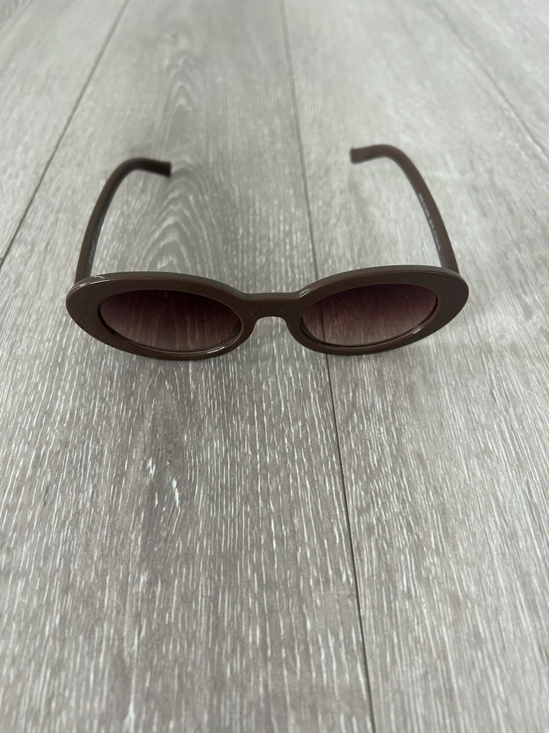 Brown Oval Sunglasses - photo 2