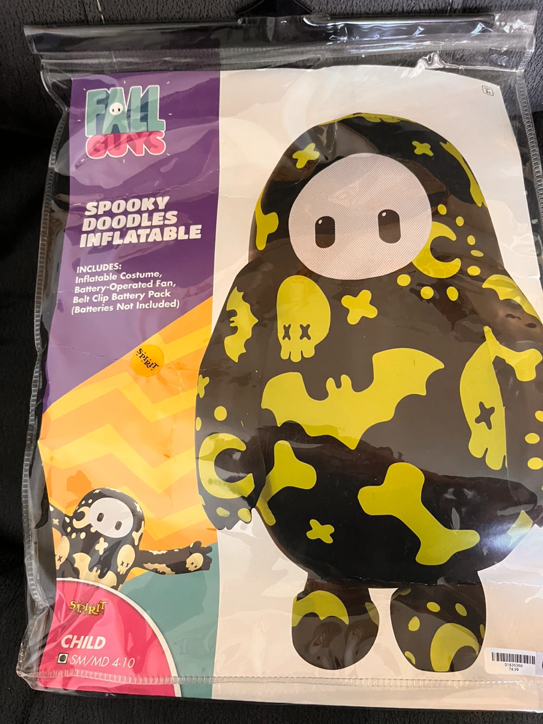 Fall Guys Spooky Doodles Inflatable Costume