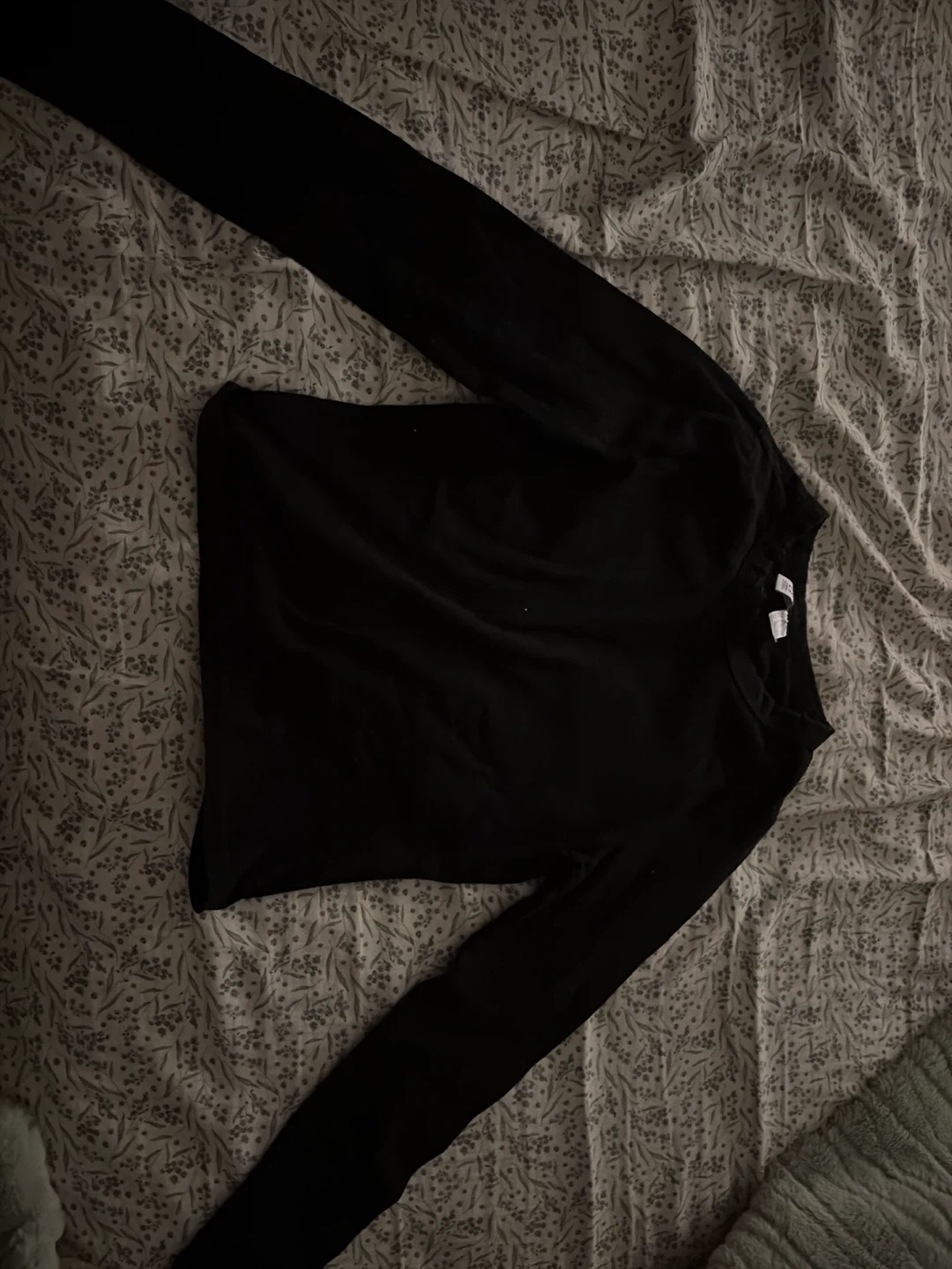 H&M Black Long Sleeve Top