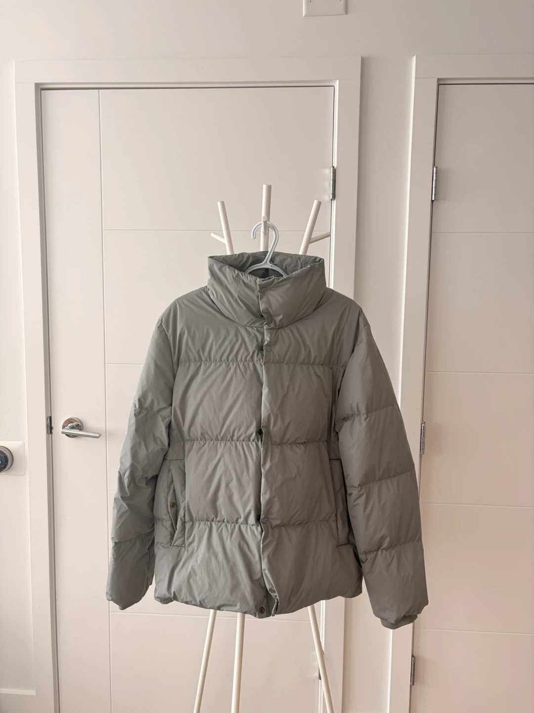 COS Grey duck feather Down Jacket