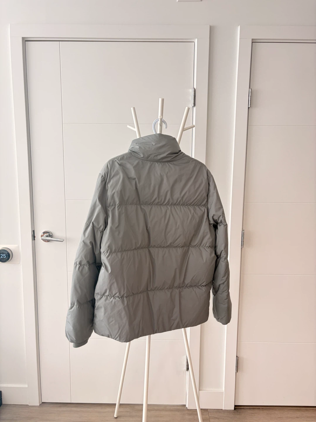 COS Grey duck feather Down Jacket - photo 2