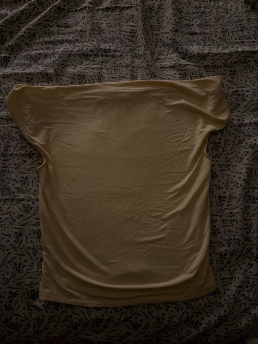 Garage Yellow Off-The-Shoulder Top