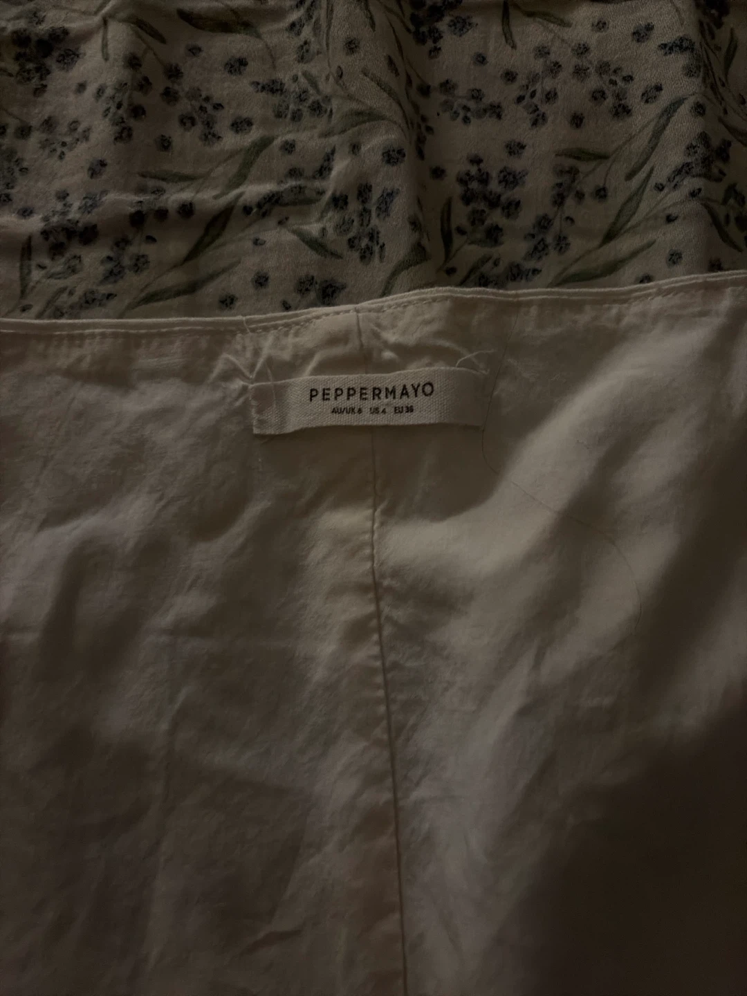 Peppermayo White Button-Up Vest Top - photo 2