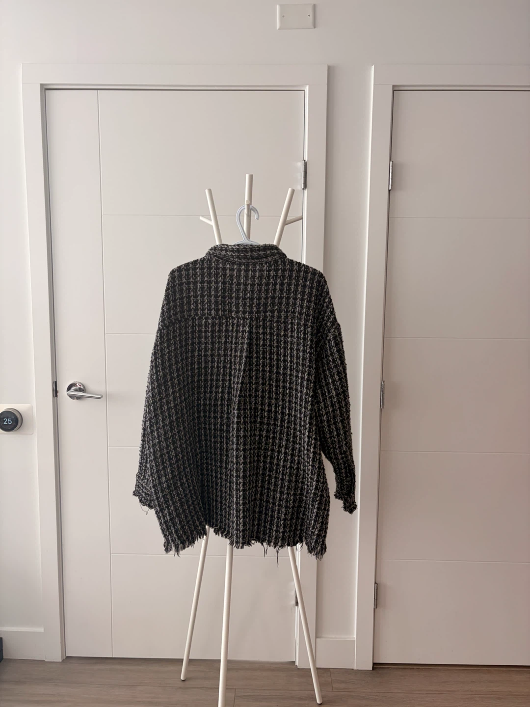 Yungpo Tweed Plaid Shirt Jacket - photo 2