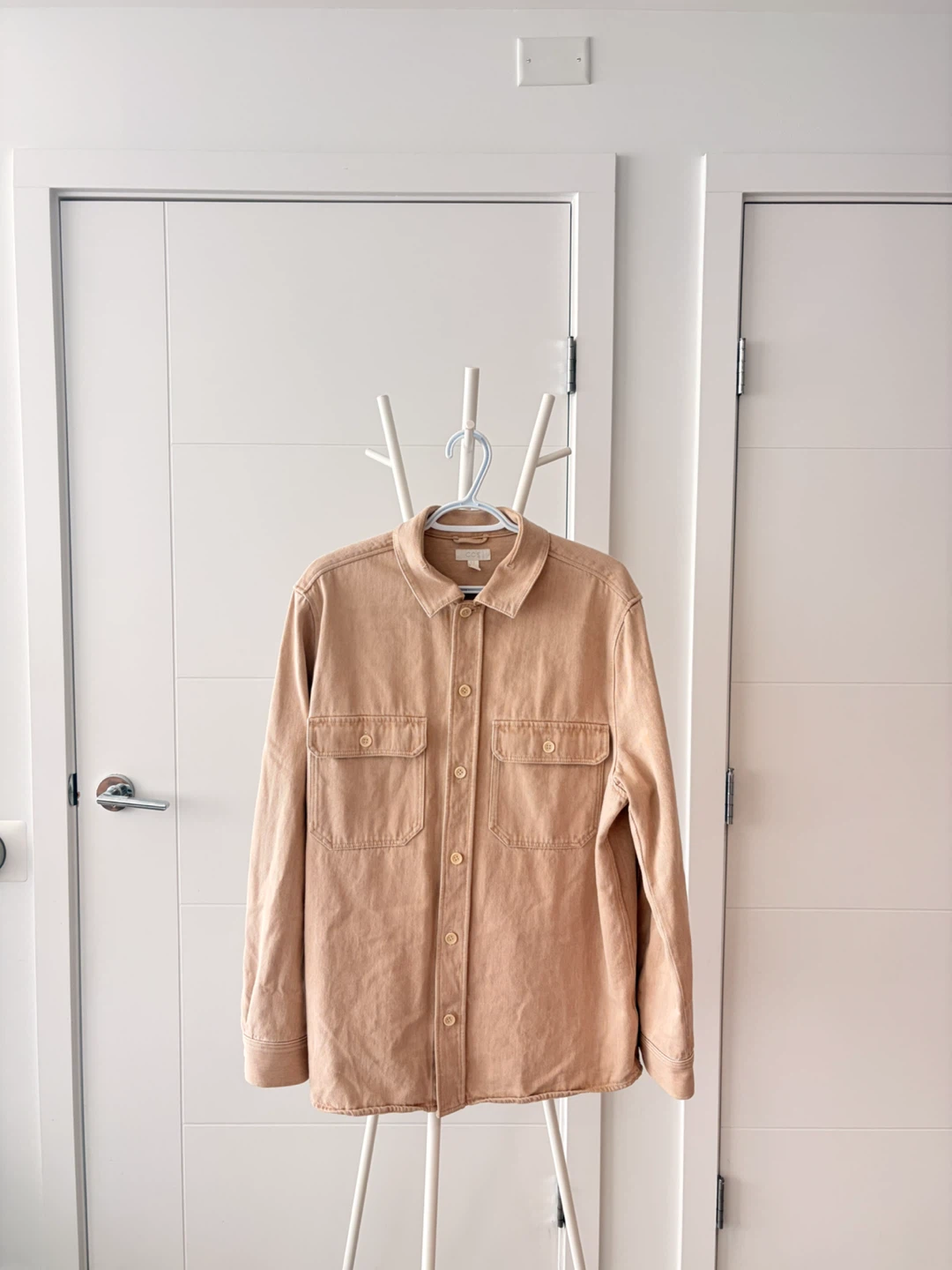 COS Tan Denim Overshirt