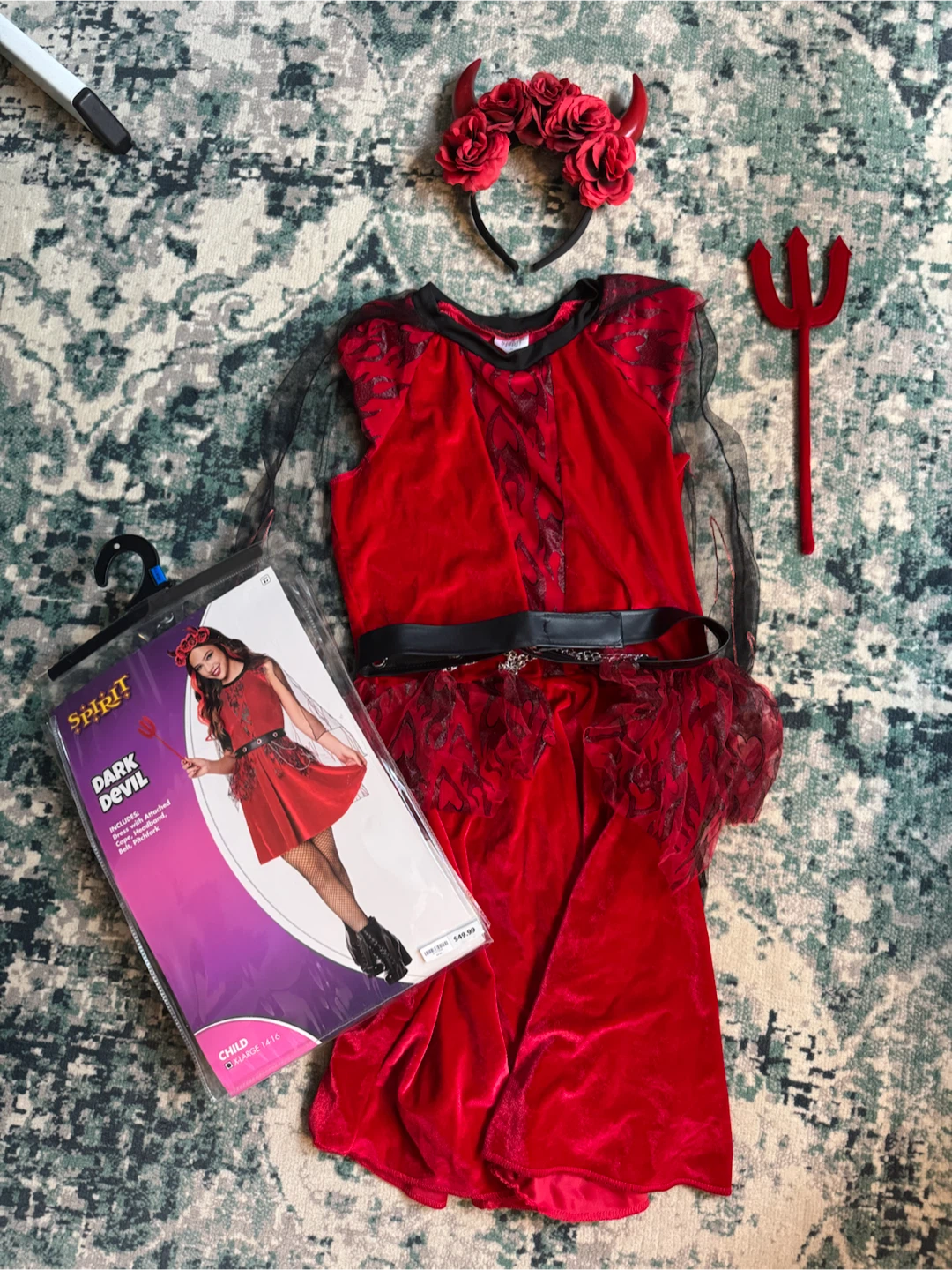 Spirit Halloween Dark Devil Costume X-Large 14-16 - photo 2