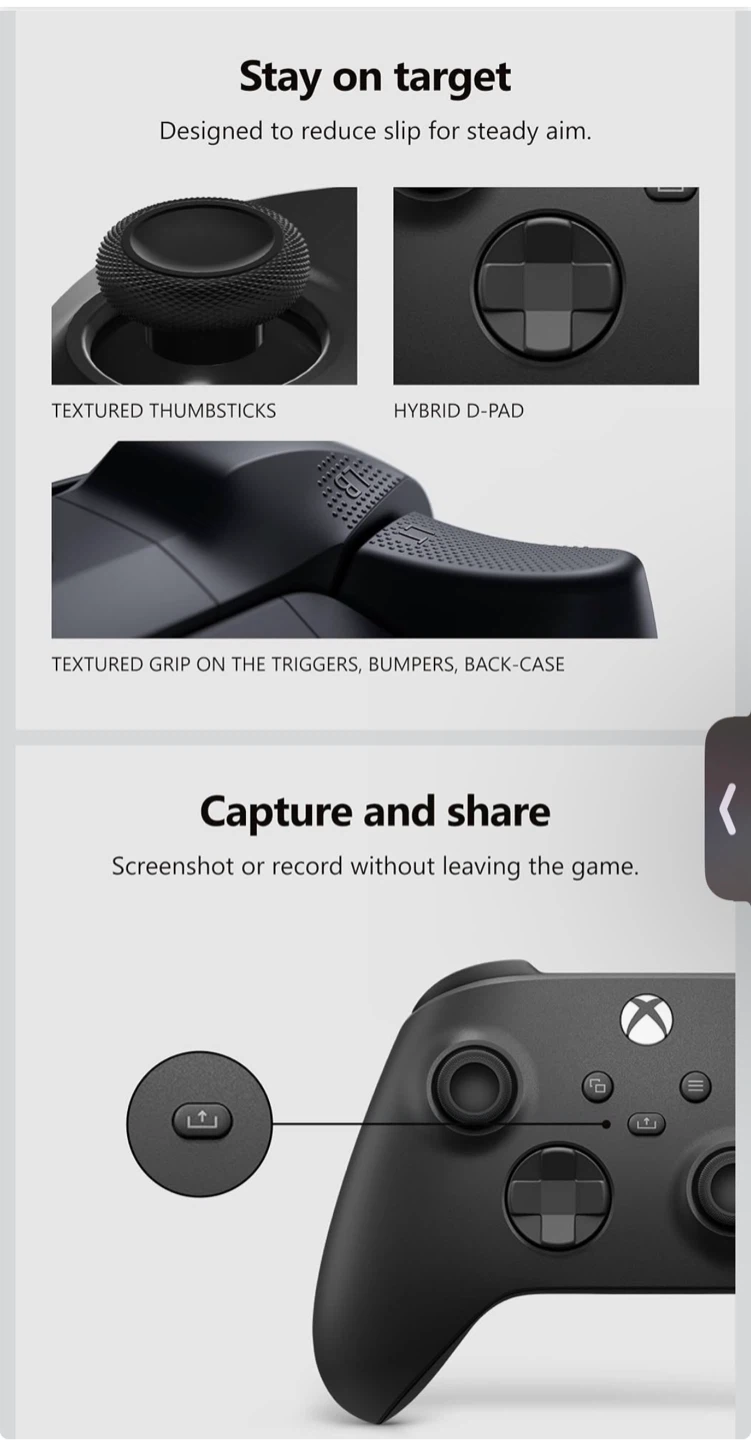 Microsoft Xbox Wireless Controller - Black - photo 2