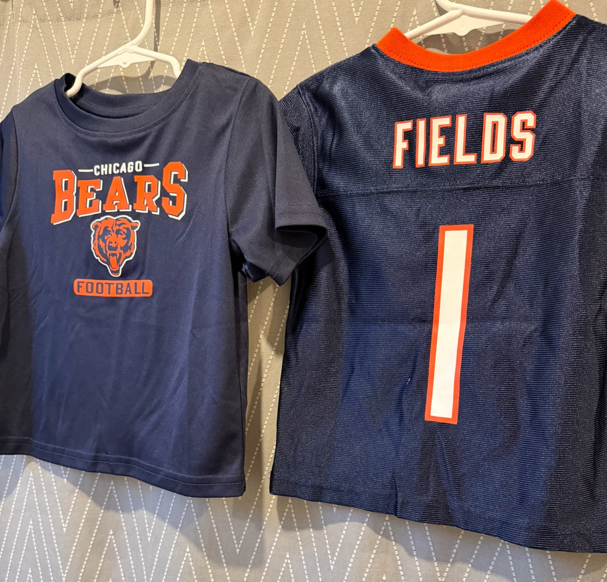 Bears Shirt & #1 Jersey Set Navy/Orange 2T - photo 3