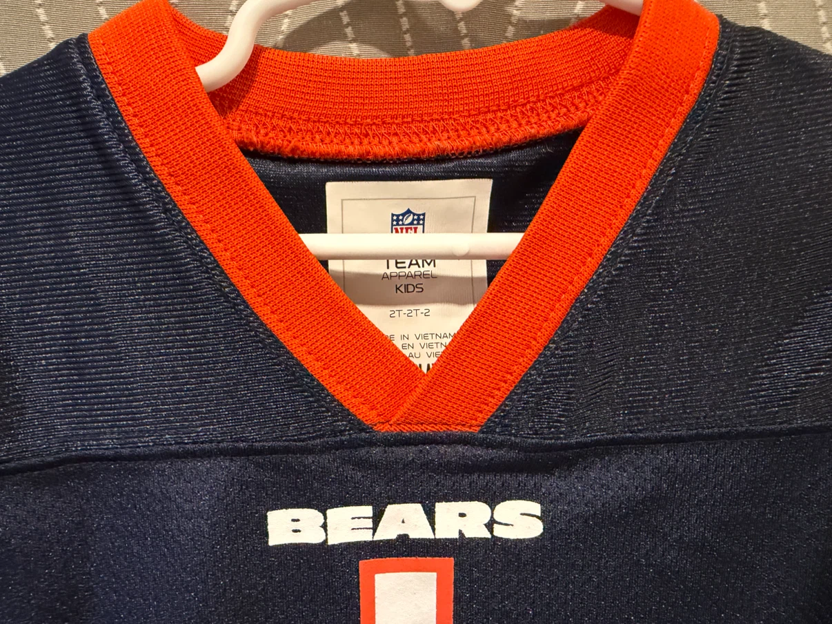 Bears Shirt & #1 Jersey Set Navy/Orange 2T - photo 4