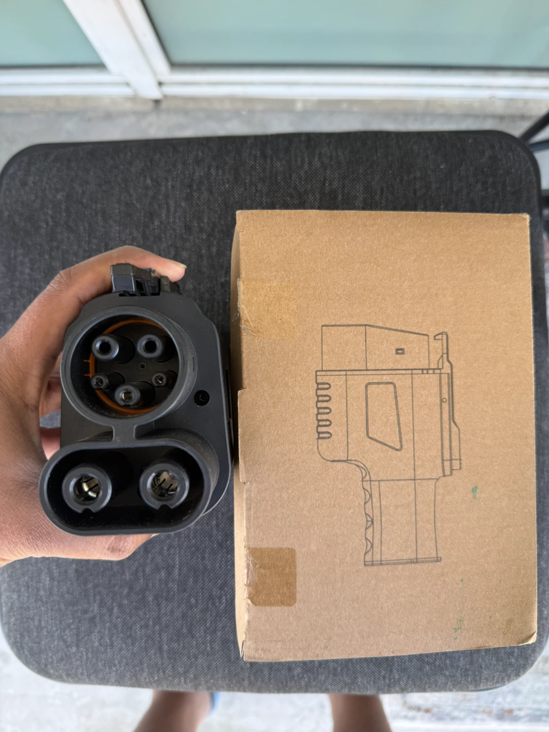 NACS to CCS1 EV Charger Adapter - photo 2