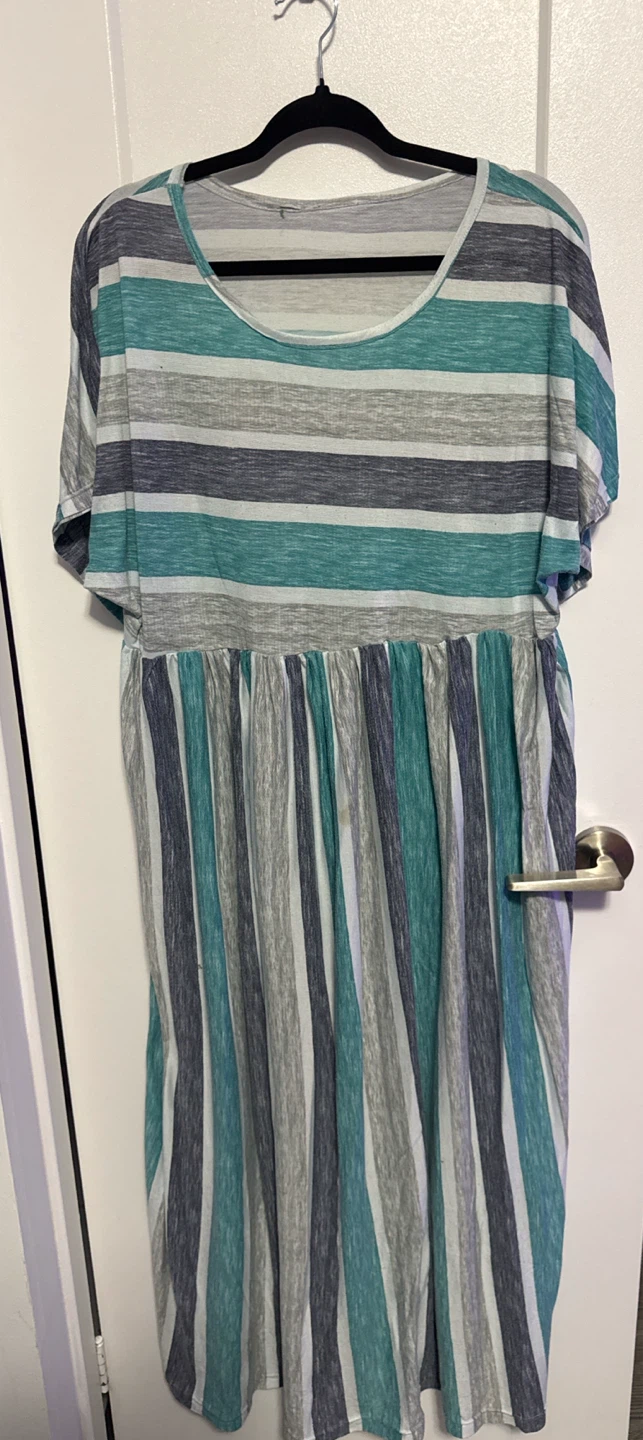 Striped Multi-Colour Dress