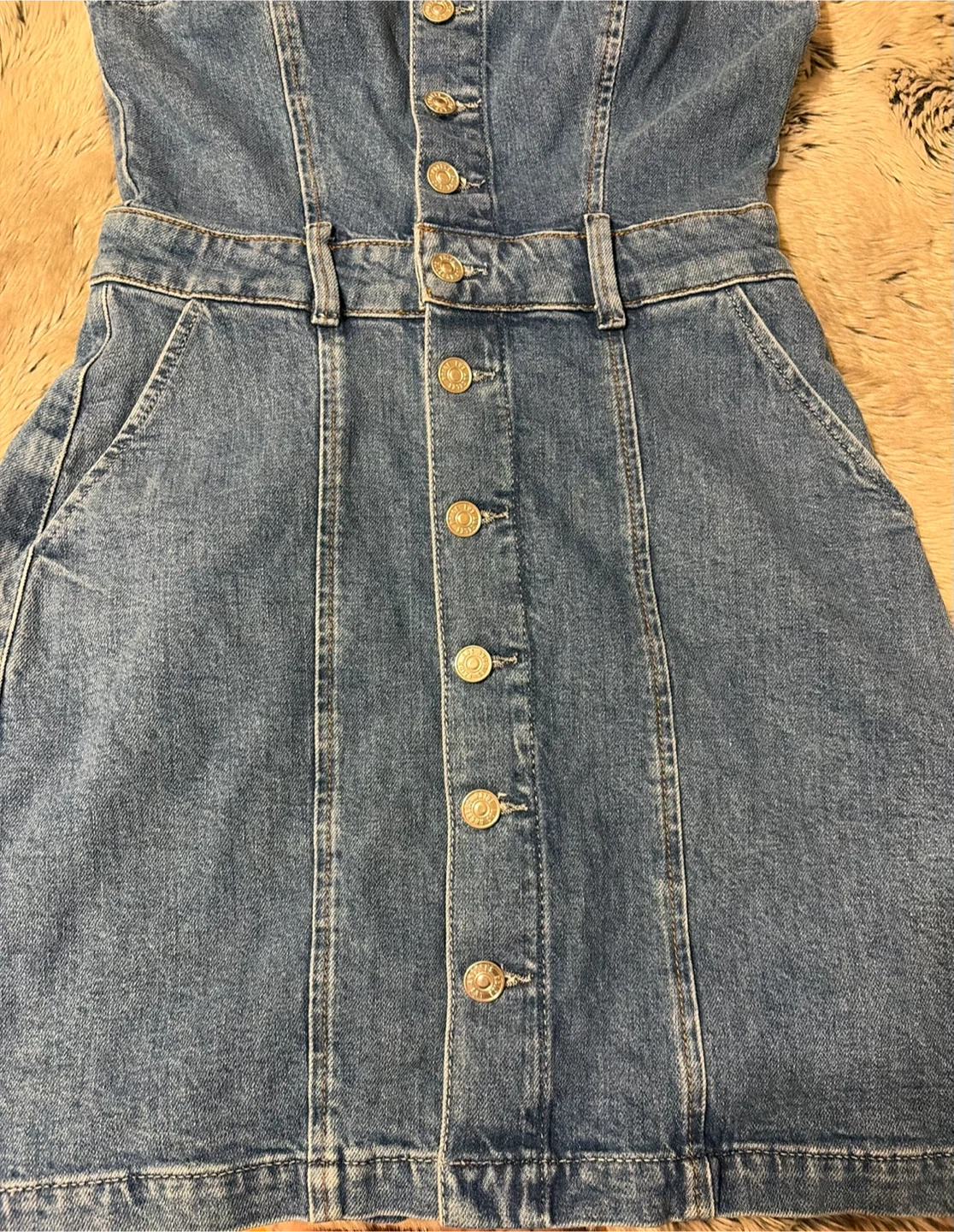 Paige Denim Button-Front Dress - photo 2