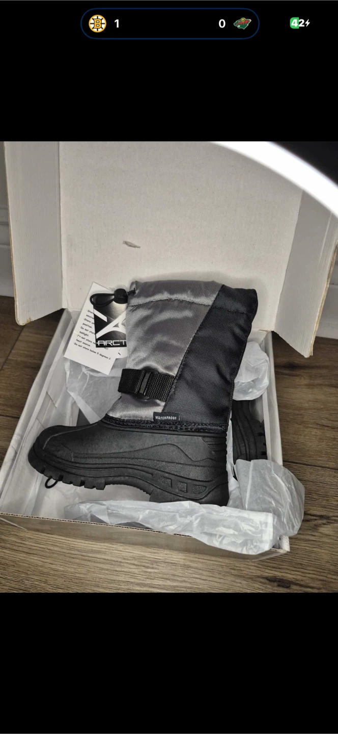 NIB Arctix Kids Powder Winter Boots - Size 10 Toddler (Steel) - photo 2