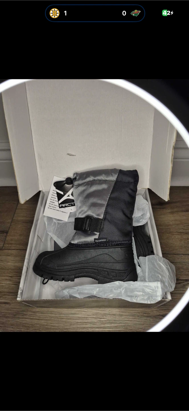NIB Arctix Kids Powder Winter Boots - Size 10 Toddler (Steel) - photo 3