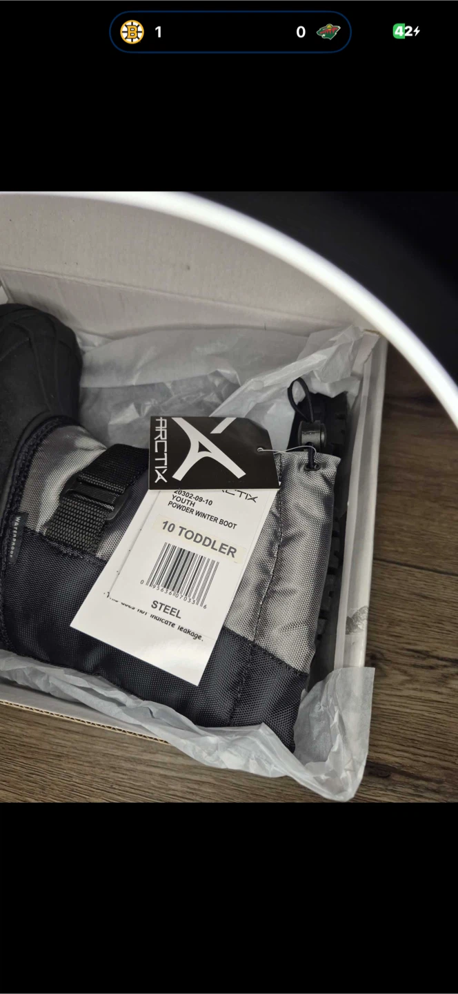 NIB Arctix Kids Powder Winter Boots - Size 10 Toddler (Steel) - photo 5