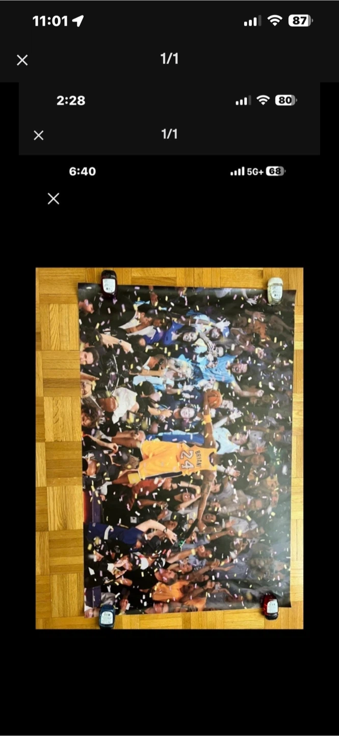 Kobe Bryant 24 Lakers Poster