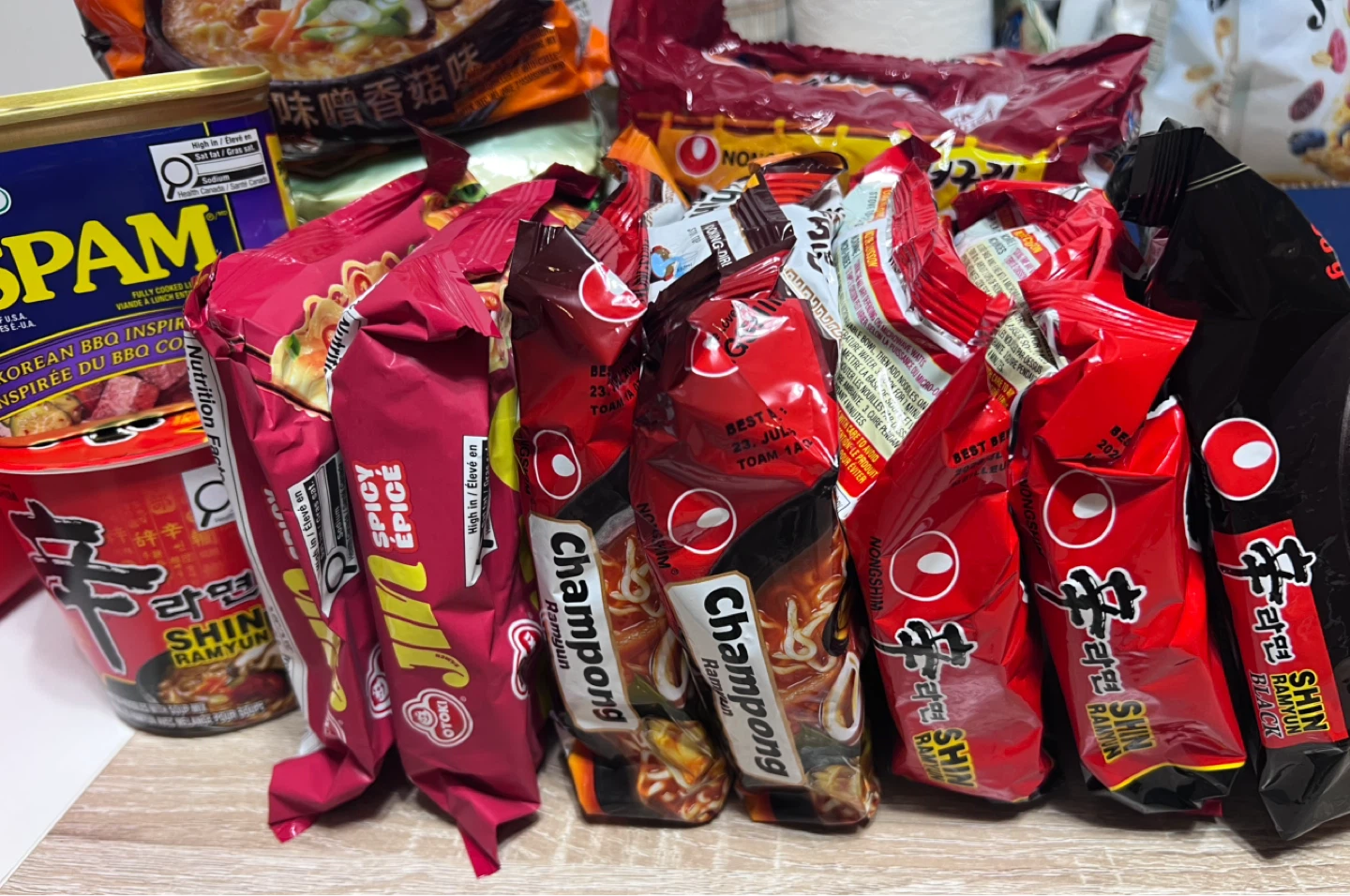 Free Korea Ramen & spam
